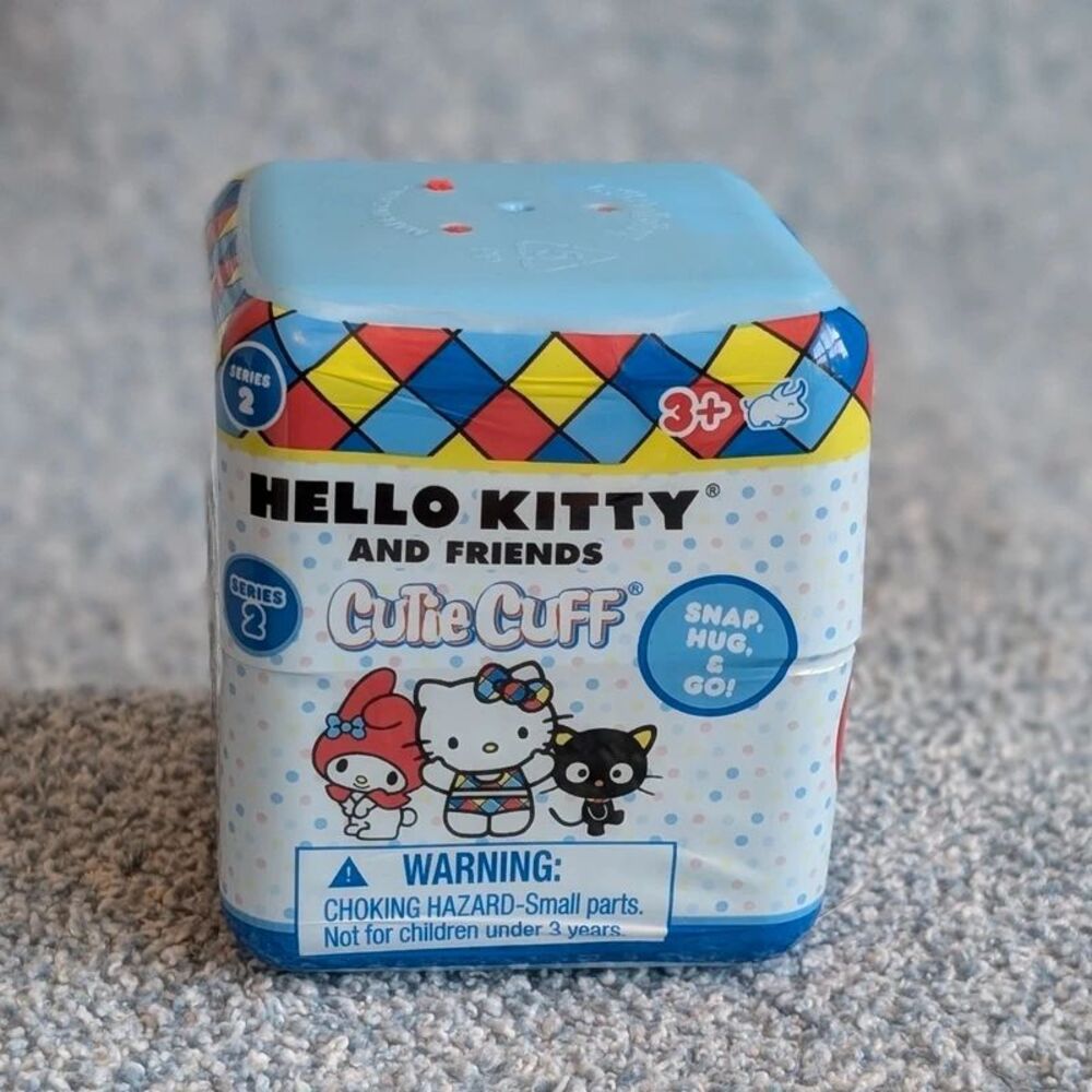 Hello Kitty and Friends Cutie Cuff Series 2 Blind Box Plush Character Slap Band